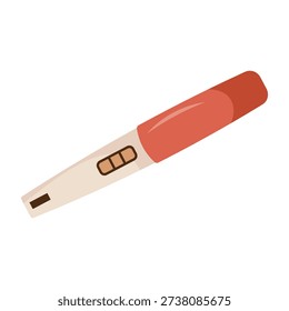 Pregnancy test flat icon illustration