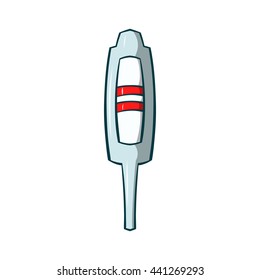 Pregnancy test icon in cartoon style isolated on white background. Pregnancy symbol