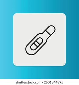 Pregnancy Test icon. Editable stroke. Vector illustration