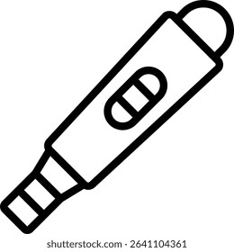 pregnancy test icon illustration design with outline, this is not made from any AI generation
