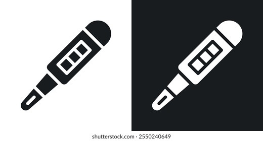 Paquete de iconos de prueba de embarazo en color negro.