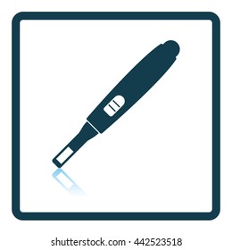 Pregnancy test icon. Shadow reflection design. Vector illustration.