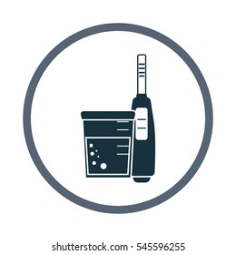 Pregnancy test icon. Simple design for web and mobile