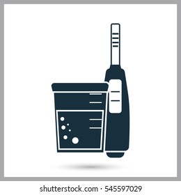 Pregnancy test icon. Simple design for web and mobile