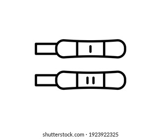 Pregnancy test icon. Simple element illustration. Pregnancy test symbol design from Pregnancy collection set. Can be used in web and mobile on white background.