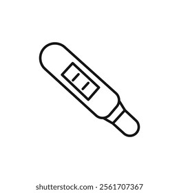 Pregnancy test icon Simple thin line flat symbol