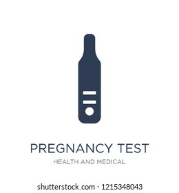 Pregnancy test icon. Trendy flat vector Pregnancy test icon on white background from Health and Medical collection, vector illustration can be use for web and mobile, eps10