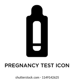 Pregnancy test icon vector isolated on white background for your web and mobile app design, Pregnancy test logo concept