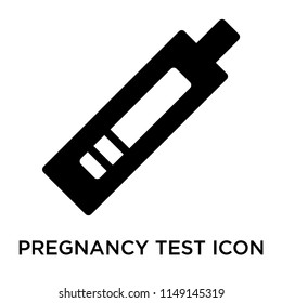 Pregnancy test icon vector isolated on white background for your web and mobile app design, Pregnancy test logo concept