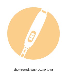 pregnancy test isolated icon