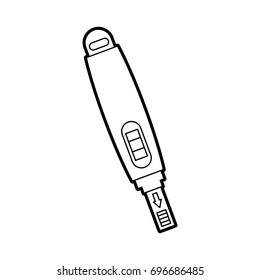 pregnancy test isolated icon