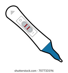 pregnancy test isolated icon
