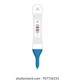 pregnancy test isolated icon