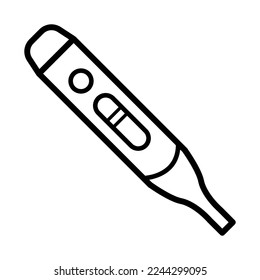 Ilustración del diseño vectorial del kit de prueba del embarazo