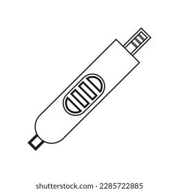 diseño de símbolo de la ilustración del icono del kit de prueba de embarazo