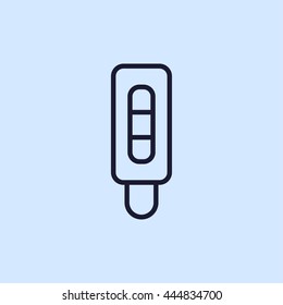 pregnancy test line icon