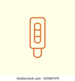 pregnancy test line icon