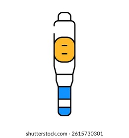 pregnancy test line icon vector. pregnancy test sign. isolated symbol illustration