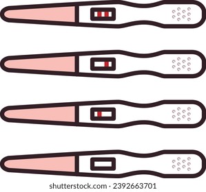ilustración de una máquina de prueba de embarazo