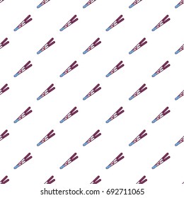 Pregnancy test pattern in cartoon style. Seamless pattern vector illustration