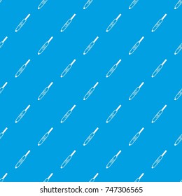 Pregnancy test with positive pregnant pattern repeat seamless in blue color for any design. Vector geometric illustration