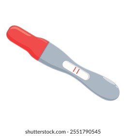 Pregnancy test showing positive result with two red lines, confirming pregnancy and new motherhood