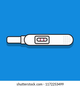 Pregnancy Test Stick Vector Illustration