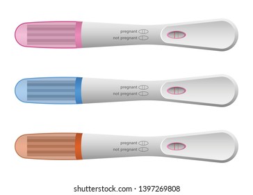 Pregnancy test vector design illustration isolated on white background