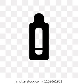 Pregnancy test vector icon isolated on transparent background, Pregnancy test logo concept