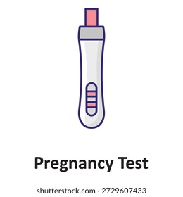 Pregnancy Test Vector Icon which can easily modify or edit

