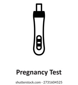 Pregnancy Test Vector Icon which can easily modify or edit

