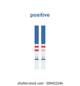 pregnancy test. vector illustration