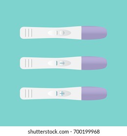 Pregnancy test. Vector Illustration.