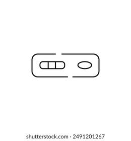 pregnancy test vector type icon