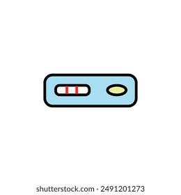 pregnancy test vector type icon