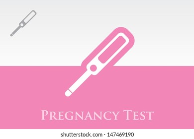 A pregnancy test wand