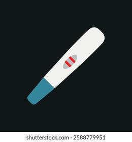 Pregnancy testing kit icon designed with a clean flair, offering a reliable look for projects related to women's health or medical diagnostics.