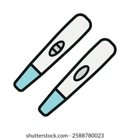 Pregnancy testing kit icon designed with a clean flair, offering a reliable look for projects related to women's health or medical diagnostics.