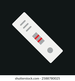 Pregnancy testing kit icon designed with a clean flair, offering a reliable look for projects related to women's health or medical diagnostics.