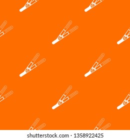 Pregnancy tests pattern vector orange for any web design best