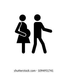 Pregnancy vector icon