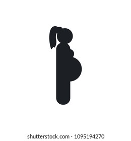 pregnancy vector icon