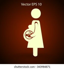 Pregnancy vector illustration