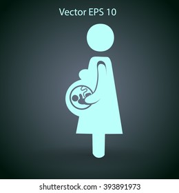 Pregnancy vector illustration
