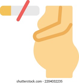 Schwangerschaft Vektorgrafik auf transparentem Hintergrund. Hochwertige Symbole. Zeilenfarbige Vektorsymbole für Konzept und Grafikdesign. 
