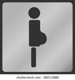 Pregnancy, woman expecting baby icons set