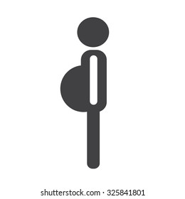 Pregnancy woman icon