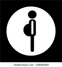 Pregnancy woman icon