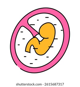 pregnancy woman line icon vector. pregnancy woman sign. isolated symbol illustration