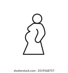 Pregnancyline icon. vector illustration. EPS10